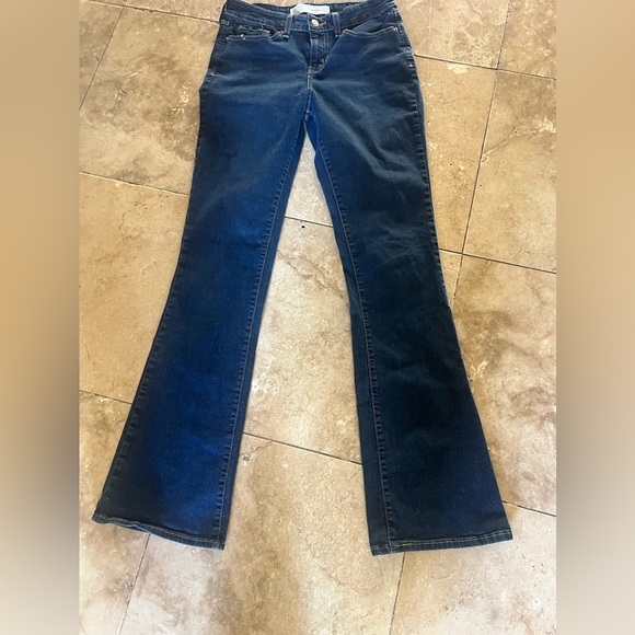 Levi Strauss signature mid rise boot cut jeans size 6 long waist 28 length 34 - Picture 10 of 11